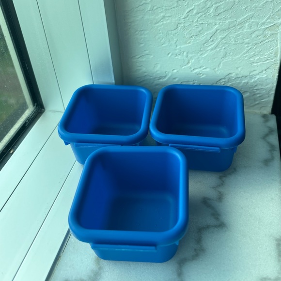 Blue Mini Storage Containers - Picture 2 of 4